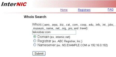 InterNIC Whois