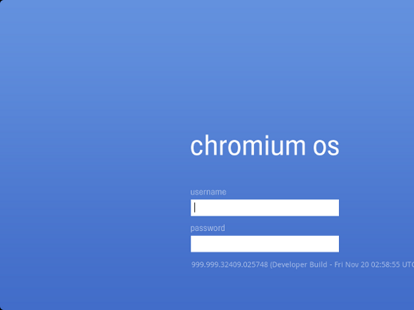 chromium os aÃ§Ä±lÄ±ÅŸ ekranÄ±
