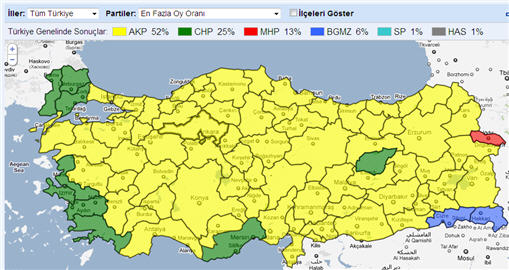 [Teknobaz] 12 Haziran 2011 seçim sonuçları