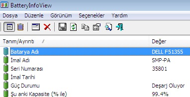 [Teknobaz] Batarya bilgileri
