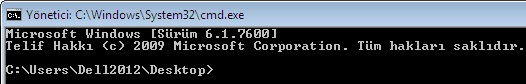 [Teknobaz] Windows Komut Satırı