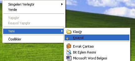 windows xp  kapat düğmesi